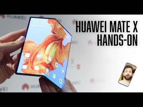 Huawei Mate X foldable phone - full hands-on video!