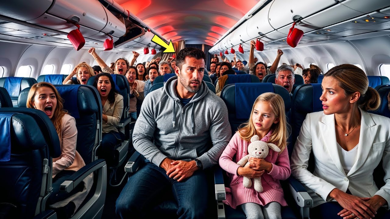 He Was Just a Broke Single Dad in Row 17 — Until the Plane Fell, and the CEO Called His Name
