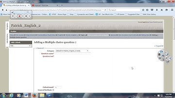 How to Create a Test in Moodle