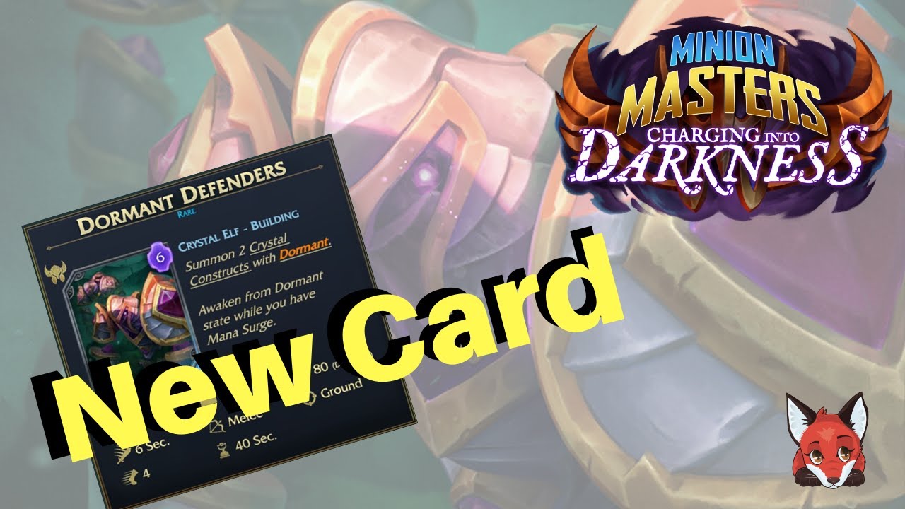 ⭐ NEW CARD⭐ Minion Masters • Charging into Darkness • Dormant Defenders