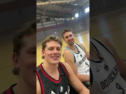Wagner brothers are so unserious 😂🫠 #franzwagner #mowagner #nba #adidas