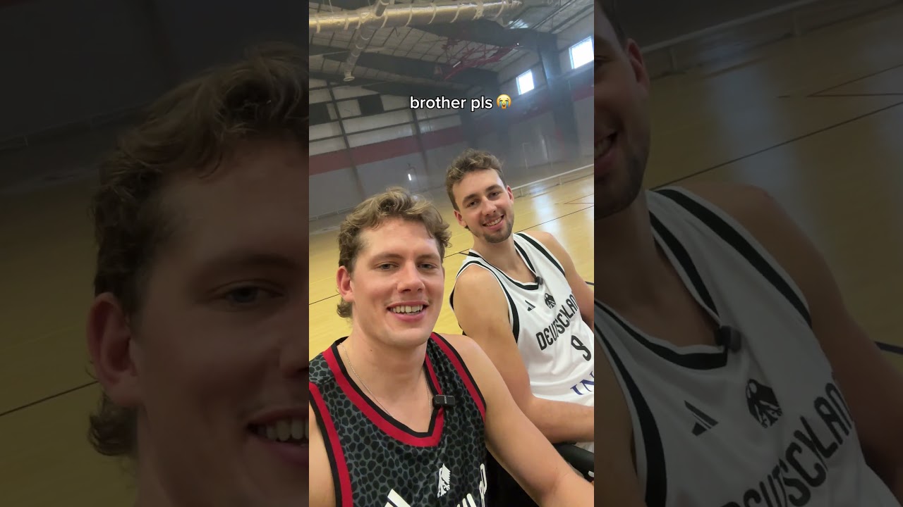 Wagner brothers are so unserious 😂🫠 #franzwagner #mowagner #nba #adidas