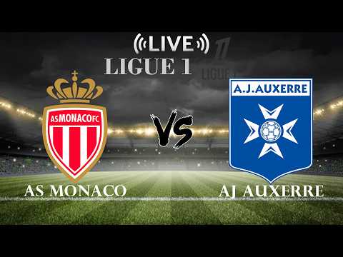 🔴AS Monaco vs AJ Auxerre | Ligue 1 | Live Score — football video