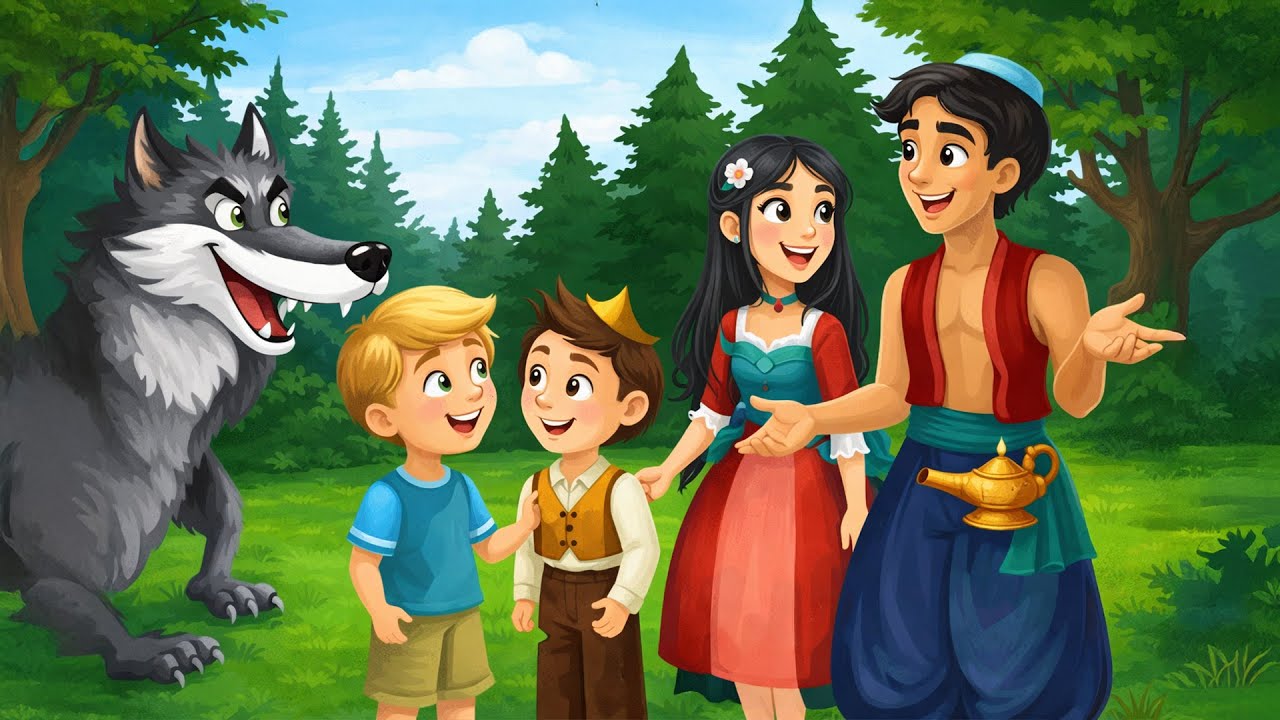 Aladdin and Friends | Fairy Tales & Bedtime Stories For Kids | Kiddom Tales