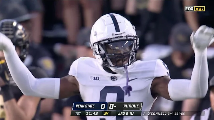Joey Porter Jr. (Penn State CB #9) Vs. Purdue 2022