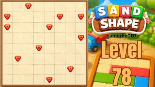 Sand Shape level 78 Walkthrough Solution 