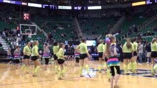 Dance Express of Enterprise at the Utah Jazz Game
