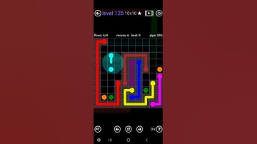 How To Solve Flow Free 10x10 Mania Level 125 Hard Board Walk Through Solution Walkthrough