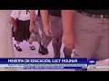 Ministra Lucy Molinar realizó una visita al Centro educativo Guillermo Endara Galimany