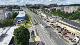 Drono Filmavimas Eismo Srautų Tyrimams Ukmergės G. 315B, Vilnius Rokpro