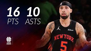 Jose Alvarado 16 pts 10 asts vs Pacers season
