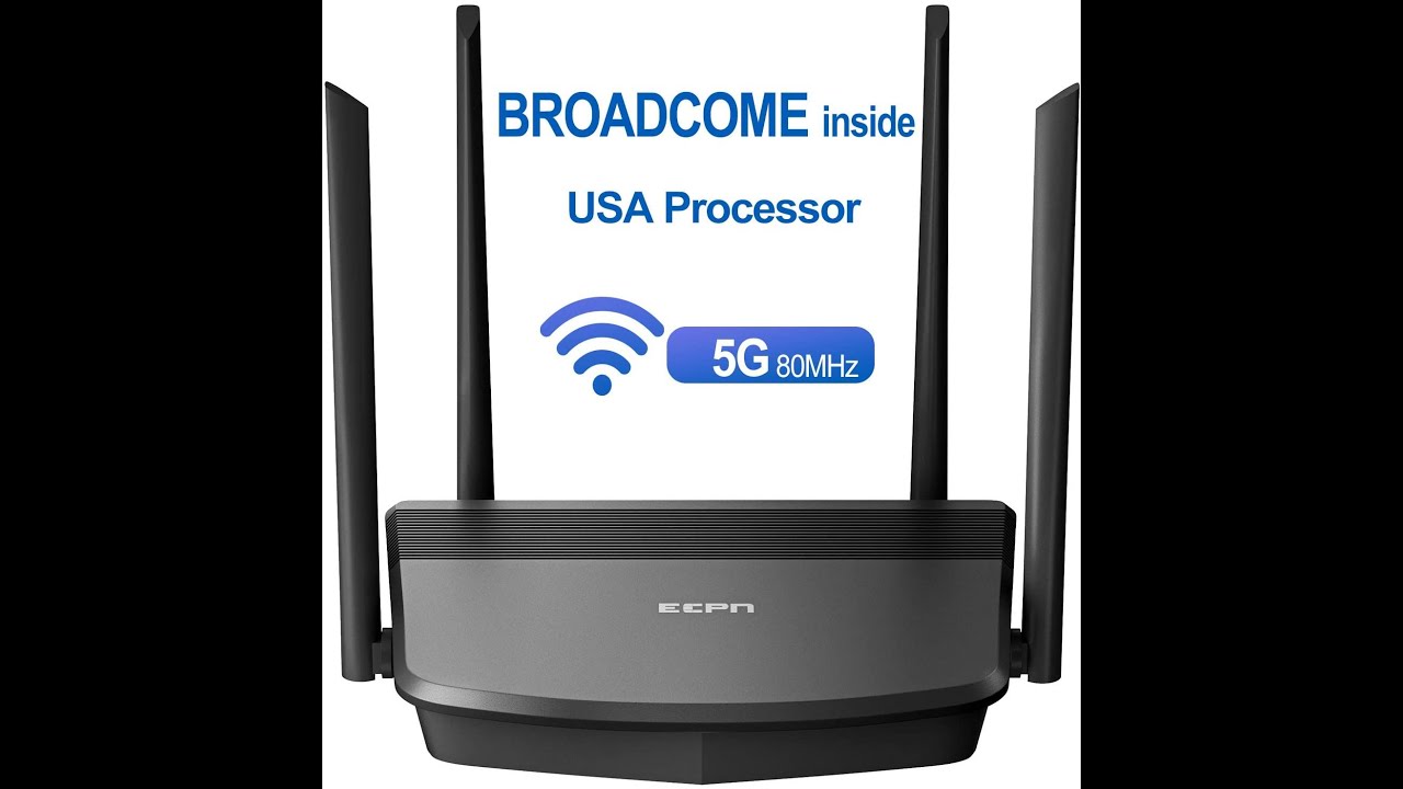 ECPN Wifi 6 Router Ax1800 Smart Home Wifi Router - YouTube