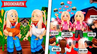 AS CAIPIRAS DA FAZENDA VIRARAM TIKTOKERS! | Historinhas Brookhaven RP | Roblox