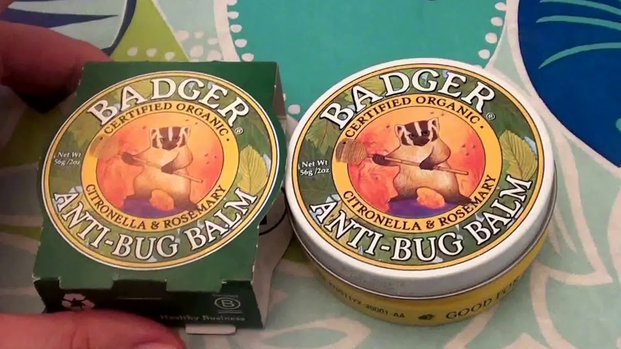 Badger Organic Anti Bug Balm Citronella Rosemary..CRUELTY FREE