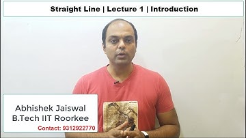 Live Stream | Class 11th | Maths | Straight Line | Lecture 1 | By Abhishek Jaiswal