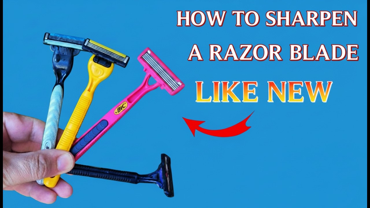 Экономьте деньги! 💰 Способ вернуть старому лезвию бритвы первоначальную остроту.