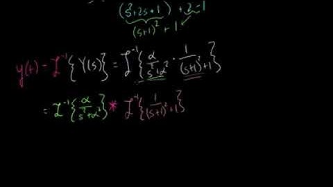 DE Using Convolution Theorem Initial Value Prob Medium