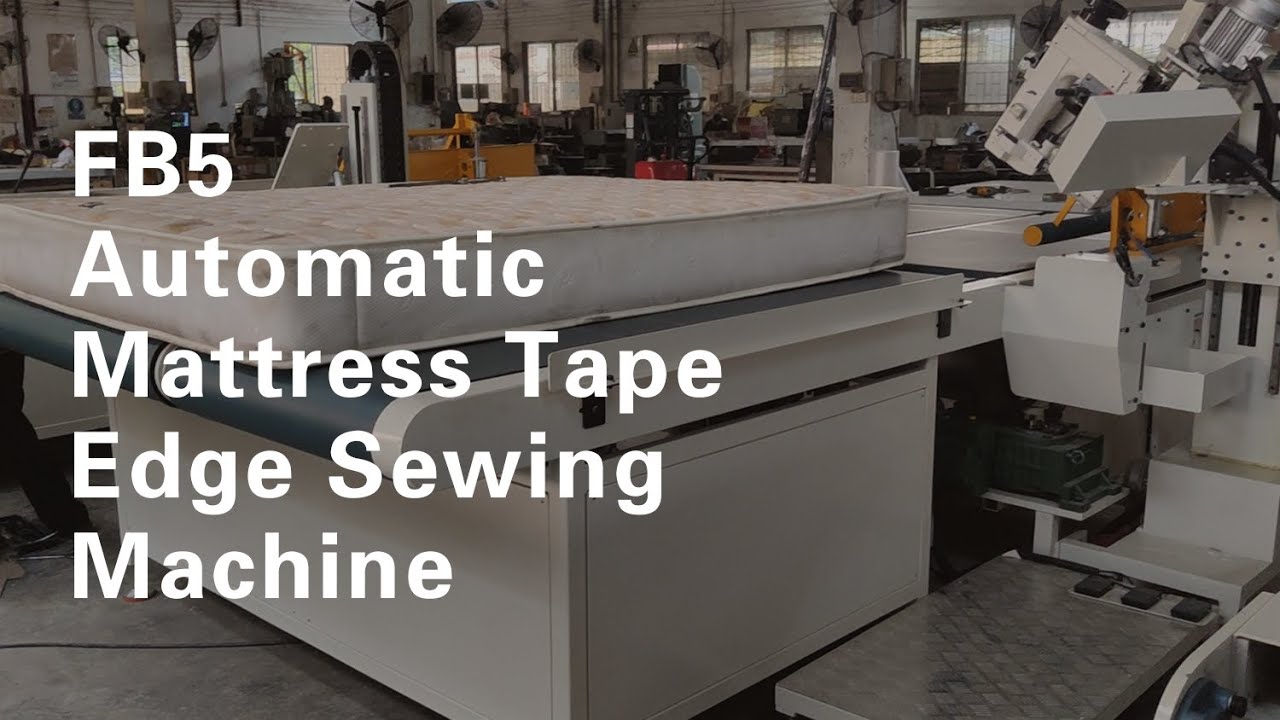 Automatic Mattress Tape Edge Sewing Machine FB5 YouTube