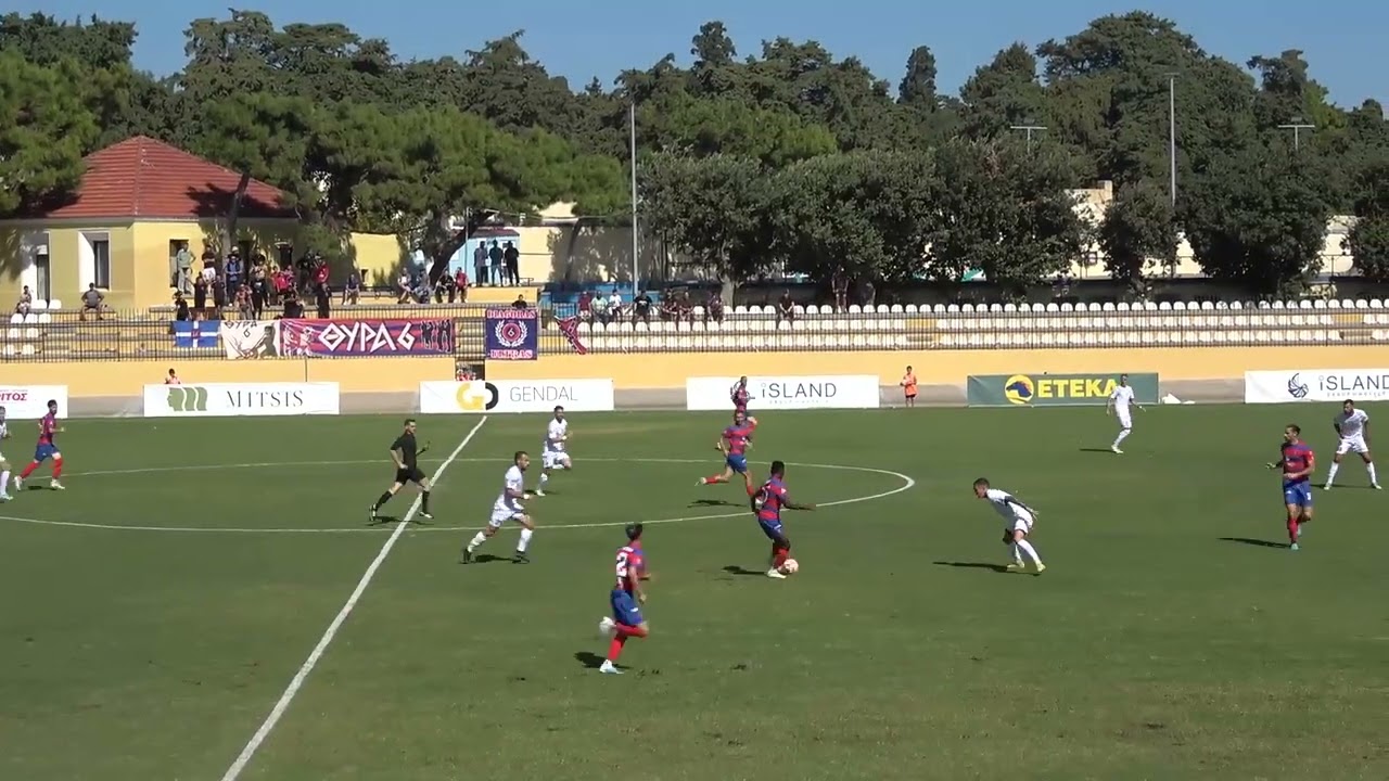 Διαγόρας   Χανιά 3 - 1 παιχνιδι Super League 2