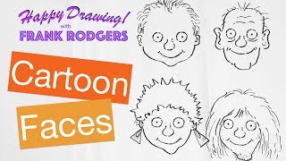 How to draw cartoon faces · Illustration Live with Frank Rodgers - #1