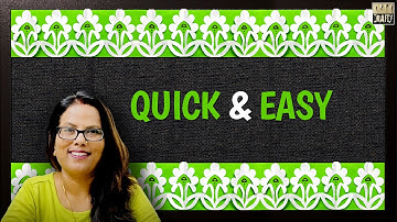 Beautiful FLORAL Design for Bulletin Board Border | Quick & Easy | 5 - Minutes Design | DIY