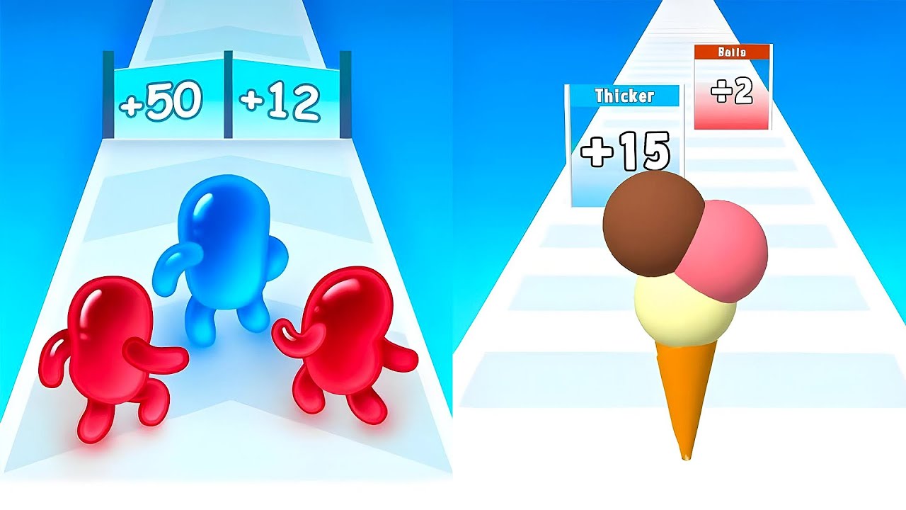 Join Blob Clash 3D vs Ice Cream Rush 🔥 EPIC 2025 Gameplay – All Levels UNLOCKED!