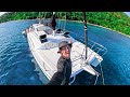 Full  SAILBOAT TOUR  [$68,000 Cozy Catamaran 33.5