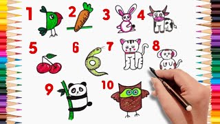 Can You REALLY Draw AMAZING Animals Using Just Numbers 1-10?😍