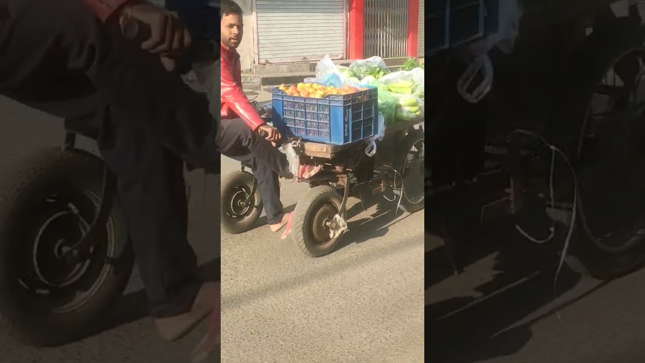 electric sabji thela gadi