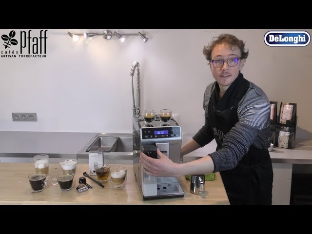 DELONGHI AUTENTICA ETAM 29 660 SB en démonstration chez Les Cafés Pfaff ! -  YouTube