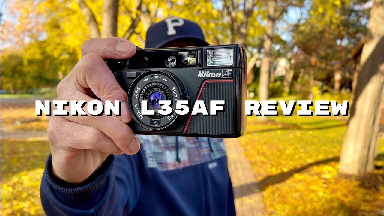 Nikon L35AF 35mm Camera Review Kodak Gold 200 Analog Autumn Park Fall