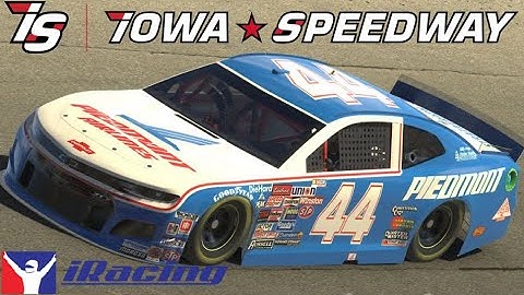 NASCAR Cup at Iowa - iRacing Gameplay with AI - Custom TradingPaints Collection