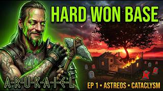 ARK Ascended | UBER-MODDED "CATACLYSM" CURSED PLAYTHROUGH | Ep. 1: "Hard Won Base"