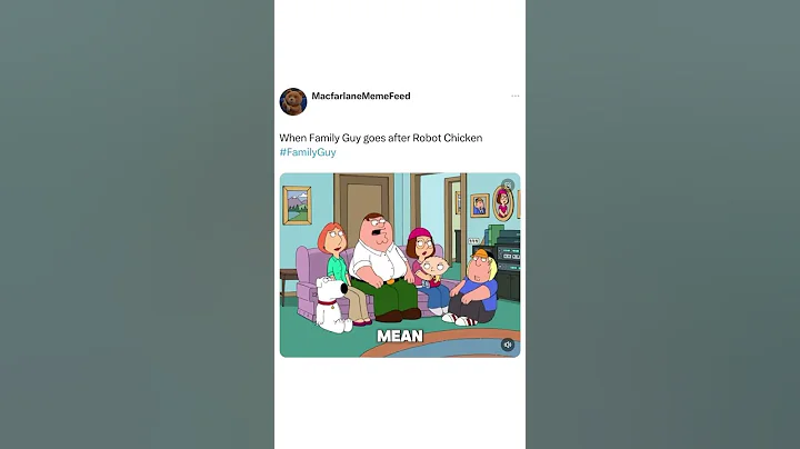 Family Guy Making Fun of Robot Chicken #familyguy #robotchicken #funny