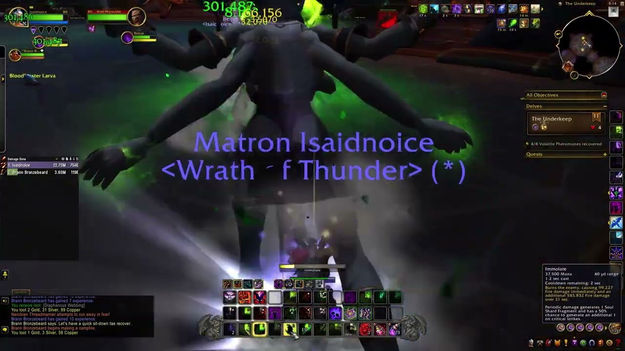 World of Warcraft - Delves - The Underkeep - Runaway Evolution - Tier 11