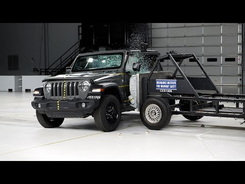 2019 Jeep Wrangler 4-door original side IIHS crash test