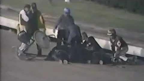 Yonkers Raceway Accident involving drivers Rene Po...
