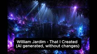 William Jardim - That I Created (AI generated, using Google Flow Music)
