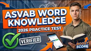 WORD KNOWLEDGE ASVAB PRACTICE TEST 2026 📚🔥 16 Questions to Boost Your AFQT Score Fast