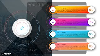 Business Diagram Infographics, Flowchart, Presentation Design in PowerPoint slide | Bahauddin