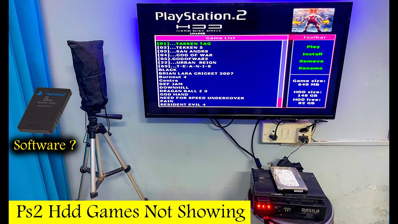 Ps2 Hdd Games Not Showing || Easy way to solve