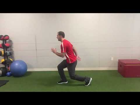 Alternating split squat jumps