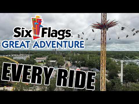 Every Ride At Six Flags Great Adventure