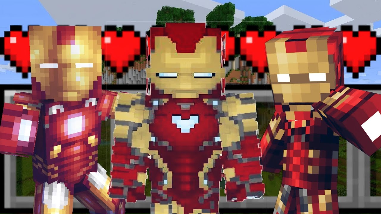 IRON MAN MOD FOE MINECRAFT PE | MINECRAFT PE