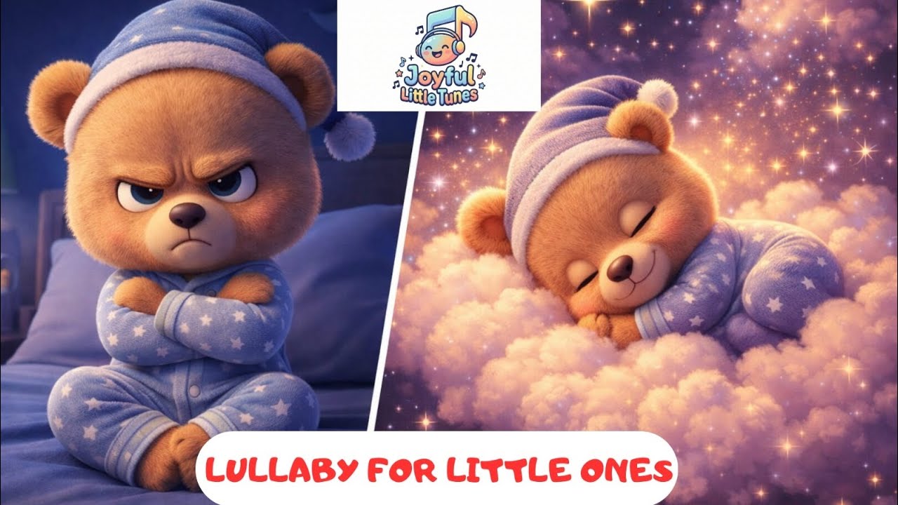 Sleepy Teddy Bear Lullaby 🐻 | Calming Bedtime Song for Babies - YouTube
