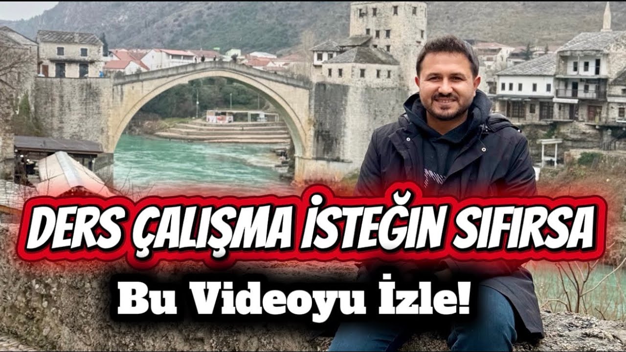 Ders Çalışma İsteğin Sıfırsa Bu Videoyu İzle! 5 Adımda Üşengeçliği Bitir