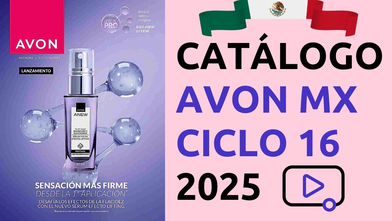 😎 CATÁLOGO AVON MÉXICO CICLO 16 2025 ✅ Completo