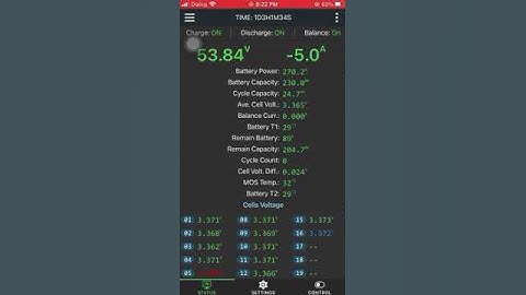 JK BMS voltage test for 230Ah CALB 16