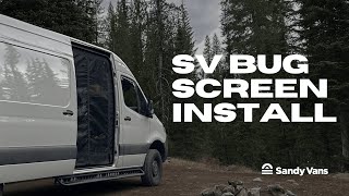 How To Install Rear Bug Screen on Meceredes Sprinter