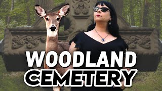 Deer in the Cemetery! Visiting Woodland graveyard in London Ontario